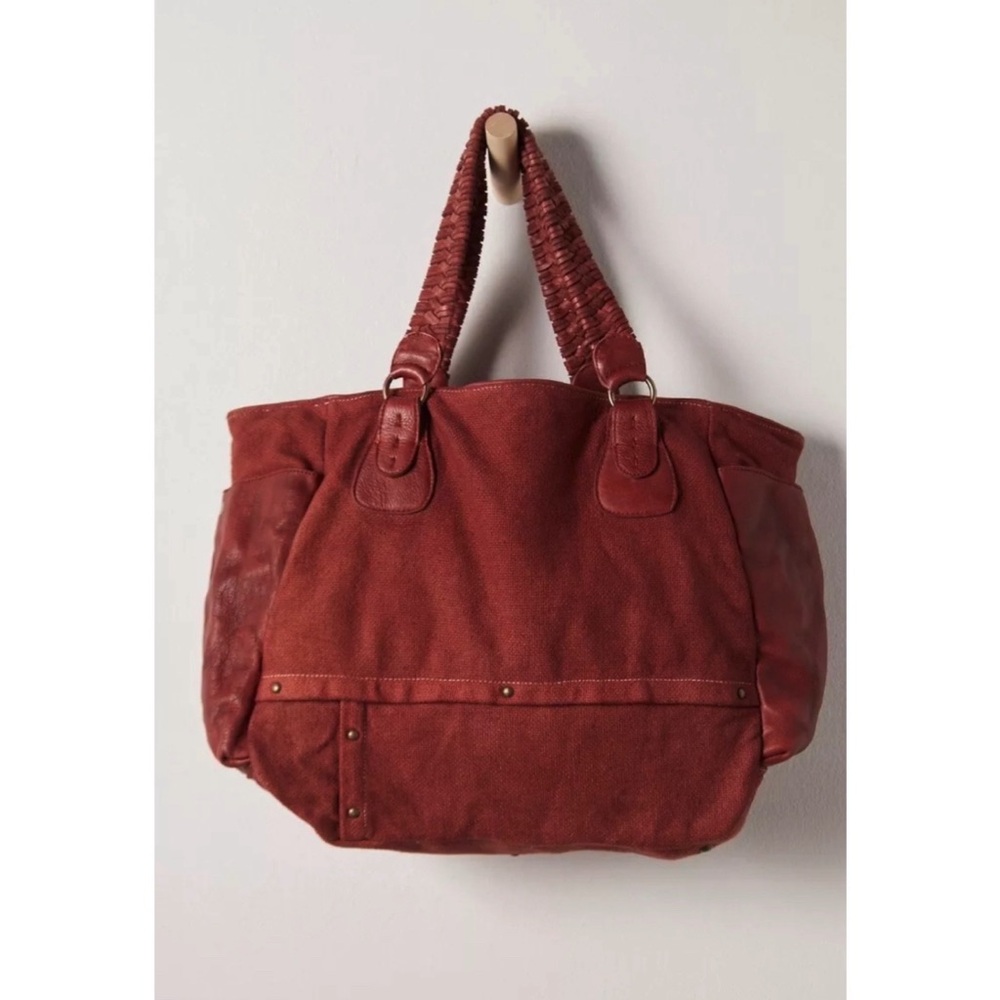 Free People Waverly Tote Color Salsa NWT